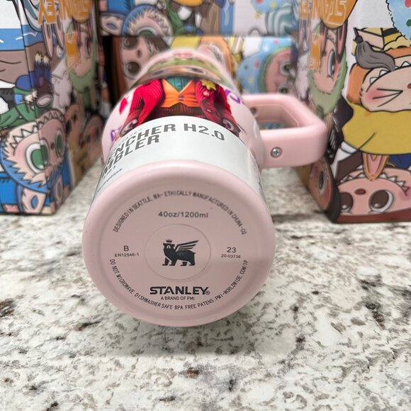 Light Pink 40 oz Quencher Joker H2.0 Flowstate Tumbler Lid & Straw New - Picture 6 of 6